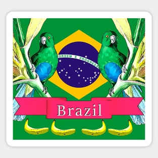 Nation Brazil the Republic of Christ the Redeemer Rio de Janeiro Sticker